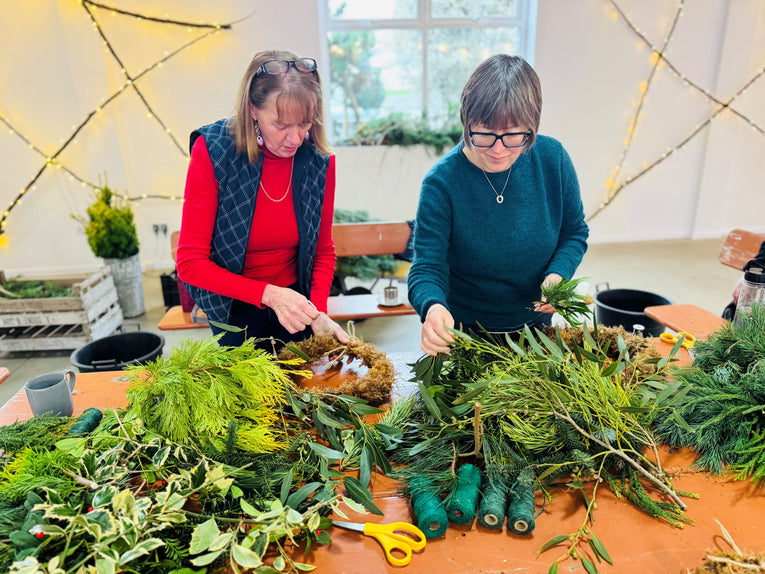 Wreath Making with Vicky, November 29th & 30th & December 6th & 7th, from 1pm-4pm