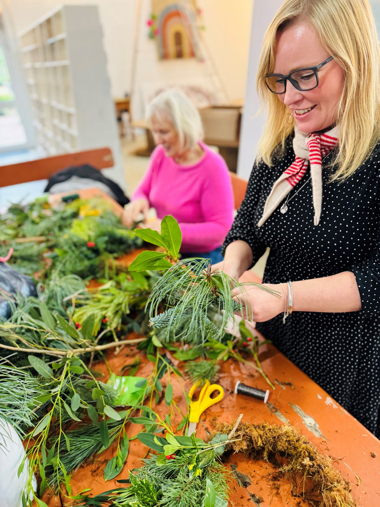 Wreath Making with Vicky, November 29th & 30th & December 6th & 7th, from 1pm-4pm
