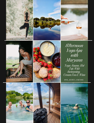 Afternoon Yoga Spa with Maryann- Saturday 22nd of August 11:30am- 2:30pm & Thursday September 10th, 11:30am- 2:30pm