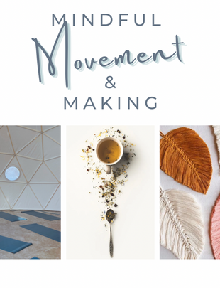 Movement and Making, Pilates & Macrame with Tansy, March 16th, 1:00pm- 3:45/4:00pm (SOLD OUT) **** 2x