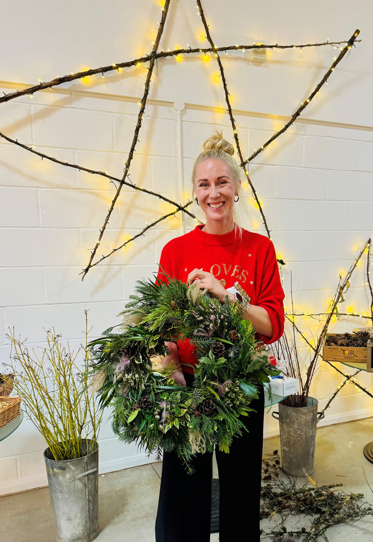 Wreath Making with Vicky, November 29th & 30th & December 6th & 7th, from 1pm-4pm