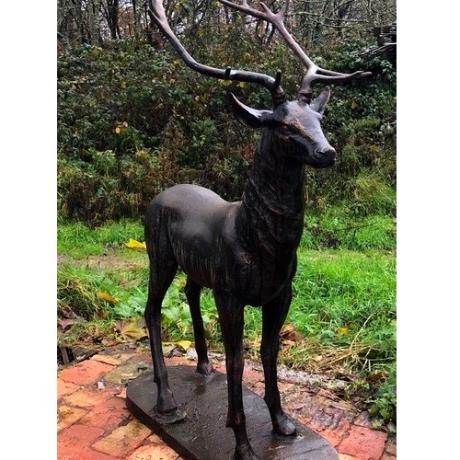 Bronze Majestic Stag Statue (Facing Left, Right or Forward)